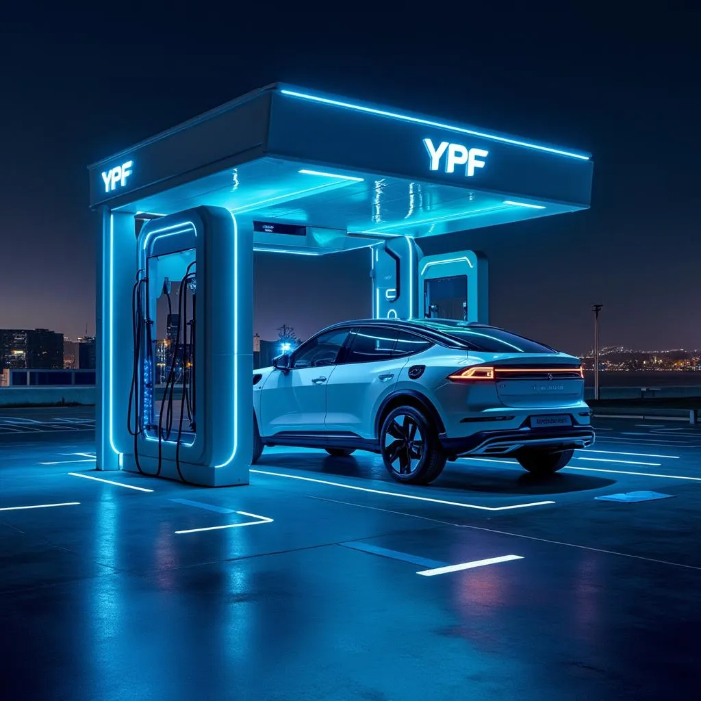 Estación de carga eléctrica YPF